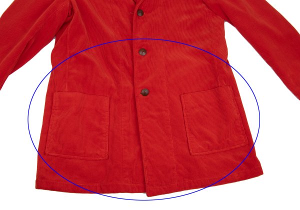 Yohji Yamamoto POUR HOMME 02AW Red Reversible Jacket Size 3