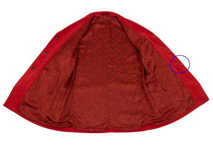 Yohji Yamamoto POUR HOMME 02AW Red Reversible Jacket Size 3