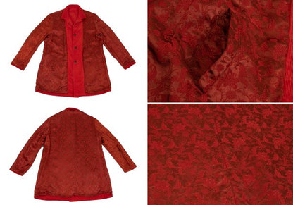 Yohji Yamamoto POUR HOMME 02AW Red Reversible Jacket Size 3