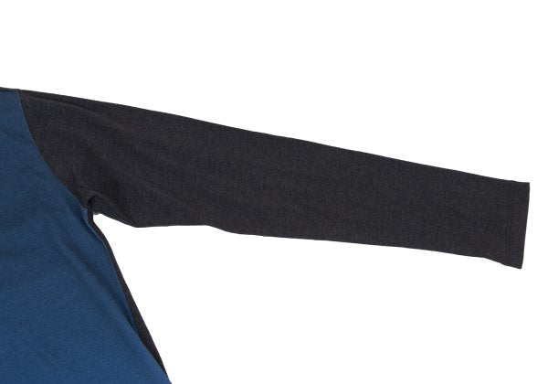 Maison Martin Margiela Cotton Front L/S Tee Blue Size S