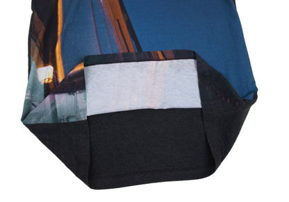 Maison Martin Margiela Cotton Front L/S Tee Blue Size S