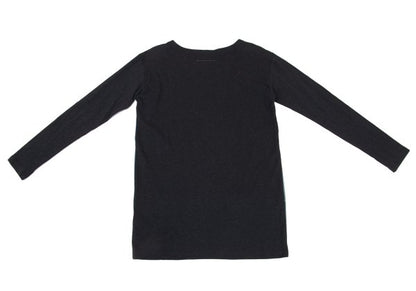 Maison Martin Margiela Cotton Front L/S Tee Blue Size S