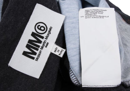 Maison Martin Margiela Cotton Front L/S Tee Blue Size S