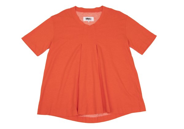 Maison Martin Margiela Rayon Front T-Shirt Orange Size L