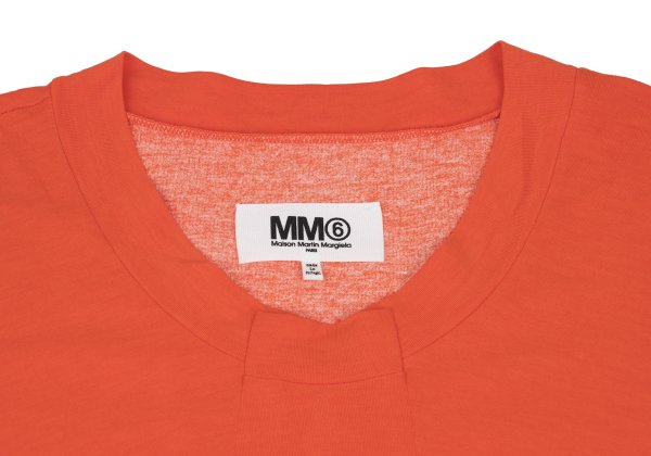 Maison Martin Margiela Rayon Front T-Shirt Orange Size L