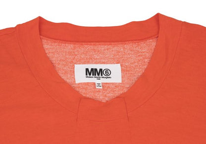 Maison Martin Margiela Rayon Front T-Shirt Orange Size L