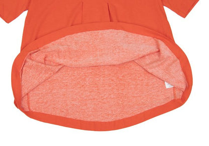 Maison Martin Margiela Rayon Front T-Shirt Orange Size L