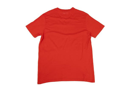 Y-3 Cotton V-Neck T-Shirt Red Size L