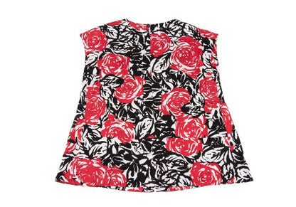 Y's for living Rose Print Sleeveless Blouse Multi Size 2