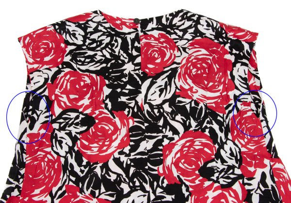 Y's for living Rose Print Sleeveless Blouse Multi Size 2