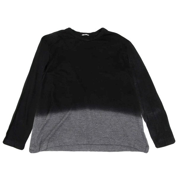 ISSEY MIYAKE MEN Wool Gradation Sweater Black/Gray Size 4