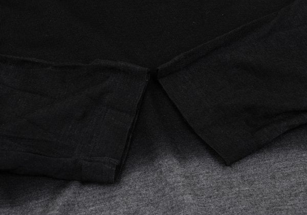 ISSEY MIYAKE MEN Wool Gradation Sweater Black/Gray Size 4