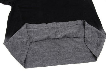ISSEY MIYAKE MEN Wool Gradation Sweater Black/Gray Size 4