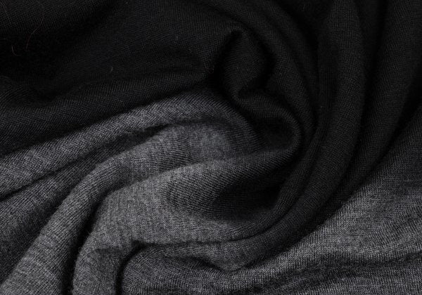 ISSEY MIYAKE MEN Wool Gradation Sweater Black/Gray Size 4
