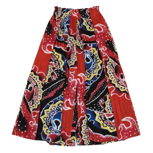 PLEATS PLEASE 19SS Nebuta Print Pleated Pants Multi Size 3
