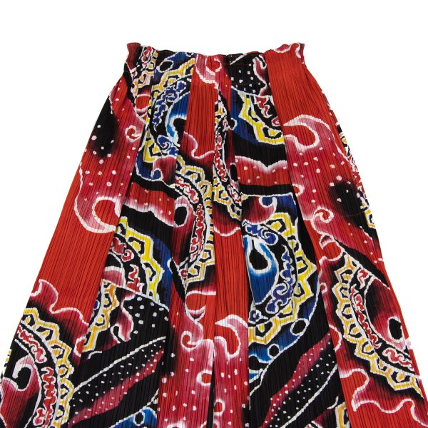PLEATS PLEASE 19SS Nebuta Print Pleated Pants Multi Size 3