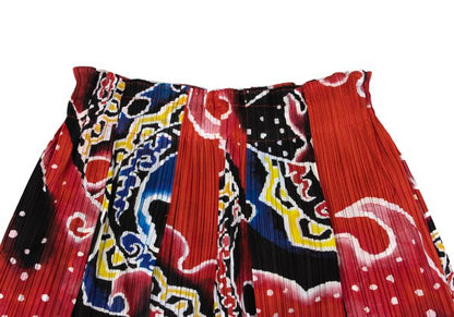 PLEATS PLEASE 19SS Nebuta Print Pleated Pants Multi Size 3