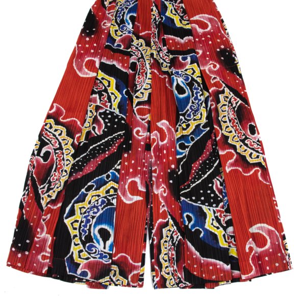 PLEATS PLEASE 19SS Nebuta Print Pleated Pants Multi Size 3