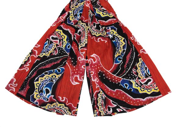PLEATS PLEASE 19SS Nebuta Print Pleated Pants Multi Size 3