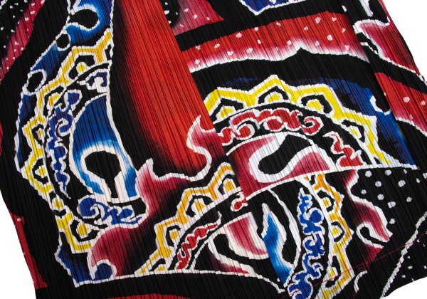 PLEATS PLEASE 19SS Nebuta Print Pleated Pants Multi Size 3