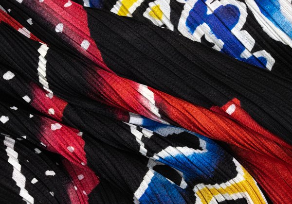 PLEATS PLEASE 19SS Nebuta Print Pleated Pants Multi Size 3