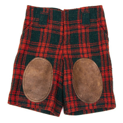 ISSEY MIYAKE I.S. Wool Blend Check Shorts Multi Size 9