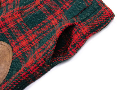 ISSEY MIYAKE I.S. Wool Blend Check Shorts Multi Size 9