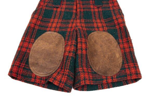 ISSEY MIYAKE I.S. Wool Blend Check Shorts Multi Size 9