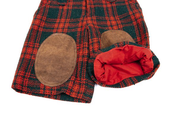ISSEY MIYAKE I.S. Wool Blend Check Shorts Multi Size 9