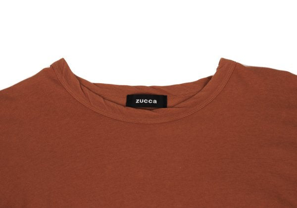 zucca Cotton Darts Design T-Shirt Orange Size M
