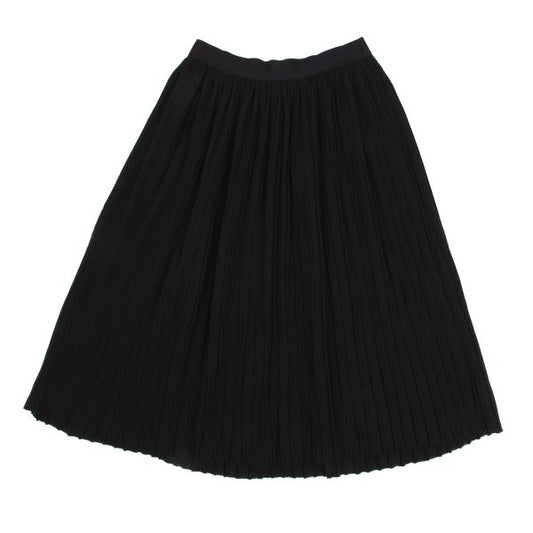 ZUCCA Cotton Blend Stripe Woven Midi Skirt Black Size M
