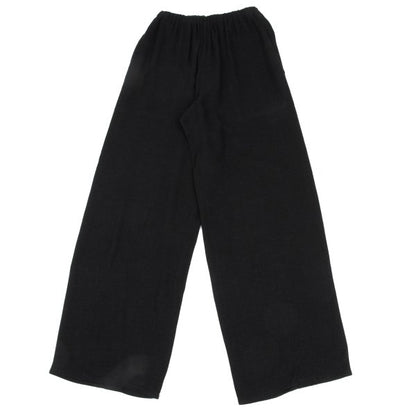 Plantation Rayon Linen Straight Pants Black Size M