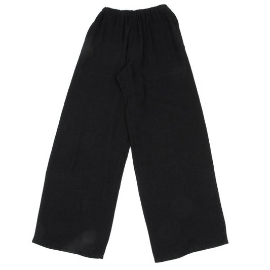 Plantation Rayon Linen Straight Pants Black Size M