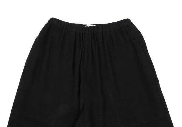 Plantation Rayon Linen Straight Pants Black Size M