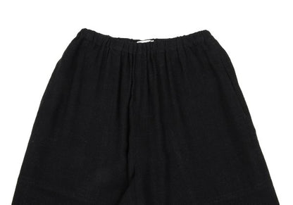 Plantation Rayon Linen Straight Pants Black Size M