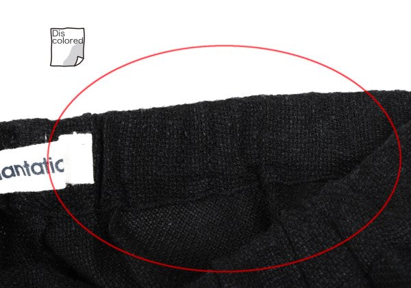 Plantation Rayon Linen Straight Pants Black Size M