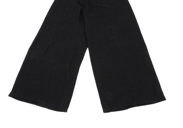 Plantation Rayon Linen Straight Pants Black Size M