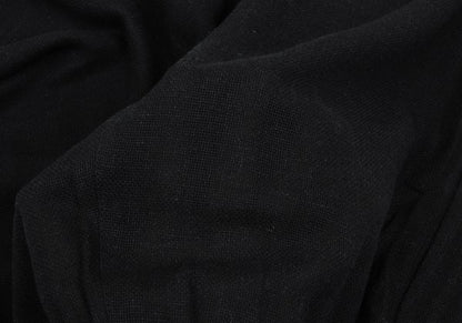 Plantation Rayon Linen Straight Pants Black Size M