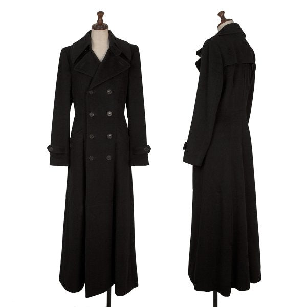 Jean Paul GAULTIER FEMME Angora Wool Coat Black Size 40