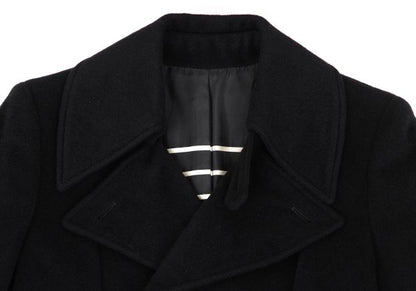Jean Paul GAULTIER FEMME Angora Wool Coat Black Size 40