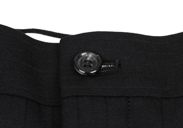 COMME des GARCONS HOMME PLUS Wool Stripe Pants Black Size XS