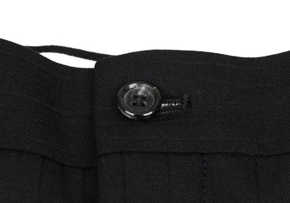 COMME des GARCONS HOMME PLUS Wool Stripe Pants Black Size XS