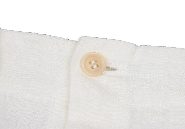 Y's Linen Out Pocket Design Midi Skirt Off-White Size 2
