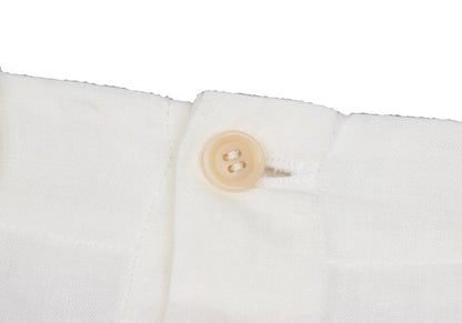 Y's Linen Out Pocket Design Midi Skirt Off-White Size 2