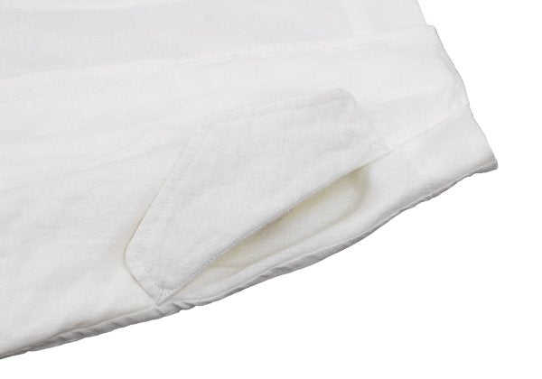 Y's Linen Out Pocket Design Midi Skirt Off-White Size 2