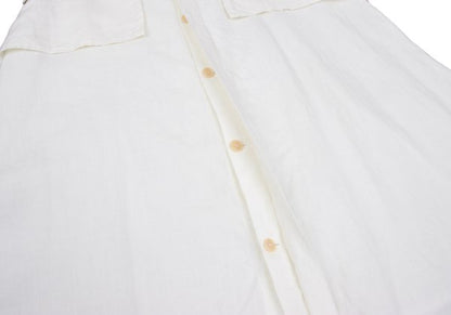 Y's Linen Out Pocket Design Midi Skirt Off-White Size 2