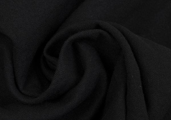 ANN DEMEULEMEESTER Linen Blend Straight Pants Black Size XXS