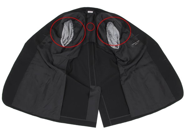 COMME des GARCONS HOMME PLUS Wool Blazer Black Size L