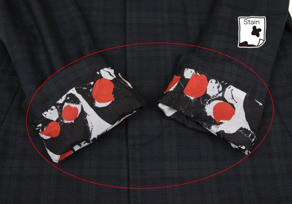 COMME des GARCONS HOMME PLUS 11SS Skull Check Jacket Size M