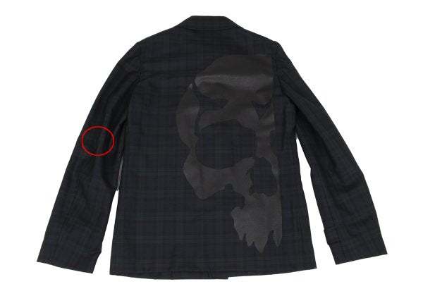 COMME des GARCONS HOMME PLUS 11SS Skull Check Jacket Size M